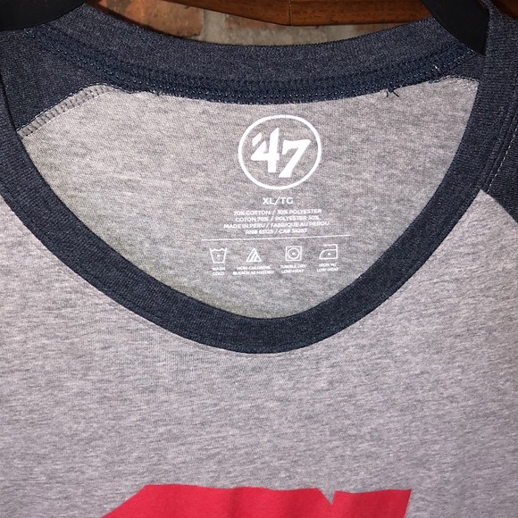 Vintage Cleveland Indians 3/4 Sleeve Retro Baseball Tee X-Large - Picture 3 of 3